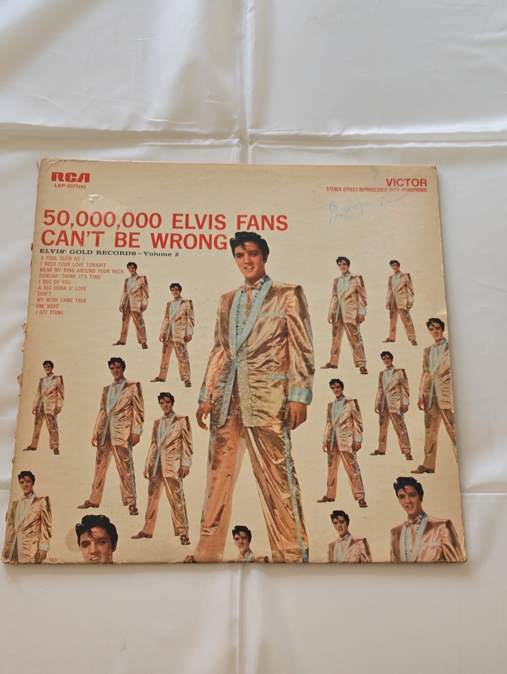 Elvis Presley 50,000,000 Elvis Fans Can't Be Wrong LP RCA Victor LSP-2075(e)